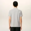 Grey Cotton Contrasted Ami De Coeur Polo Shirt Grey Cotton Contrasted Ami De Coeur Polo Shirt