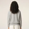 Grey Cotton Knitted Ami De Coeur Sweatshirt Grey Cotton Knitted Ami De Coeur Sweatshirt