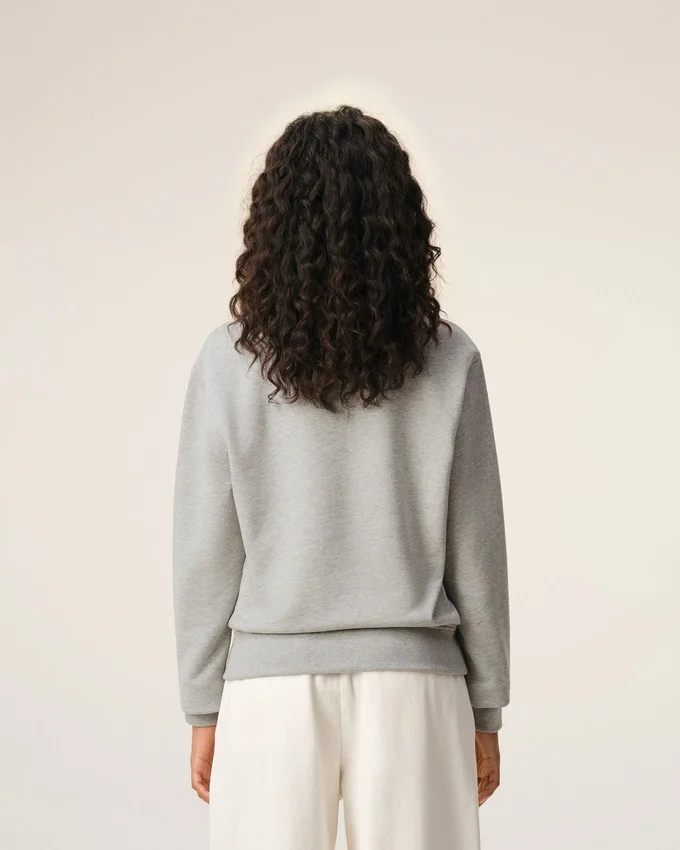 Grey Cotton Knitted Ami De Coeur Sweatshirt Grey Cotton Knitted Ami De Coeur Sweatshirt