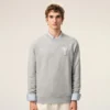 Grey Cotton Knitted Ami De Coeur Sweatshirt Grey Cotton Knitted Ami De Coeur Sweatshirt