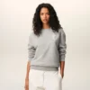 Grey Cotton Knitted Ami De Coeur Sweatshirt Grey Cotton Knitted Ami De Coeur Sweatshirt