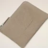 Grey Cow Leather Carrousel Zipped Wallet