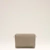 Grey Cow Leather Flap Messenger Carrousel Bag