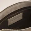 Grey Cow Leather Flap Messenger Carrousel Bag