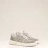 Grey Cowhide Leather a Walk Sneakers