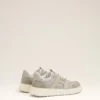 Grey Cowhide Leather a Walk Sneakers