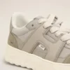 Grey Cowhide Leather a Walk Sneakers