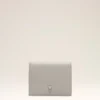 Grey Cowhide Leather Ami De Coeur Bifold Wallet Grey Cowhide Leather Ami De Coeur Bifold Wallet
