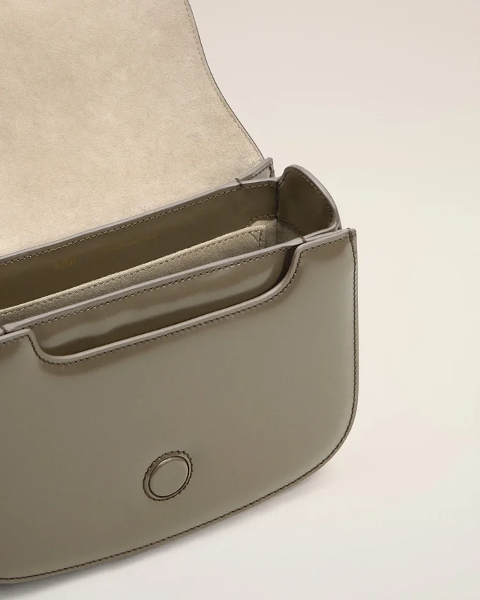 Grey Glazed Leather Paris Paris Bag Grey Glazed Leather Paris Paris Bag