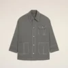 Grey New Wool Worker Jacket Grey New Wool Worker Jacket