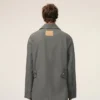 Grey New Wool Worker Jacket Grey New Wool Worker Jacket
