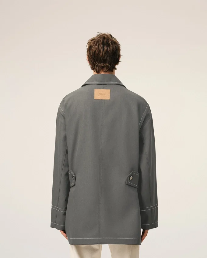 Grey New Wool Worker Jacket Grey New Wool Worker Jacket