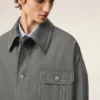 Grey New Wool Worker Jacket Grey New Wool Worker Jacket