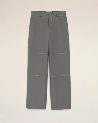 Grey New Wool Worker Trousers