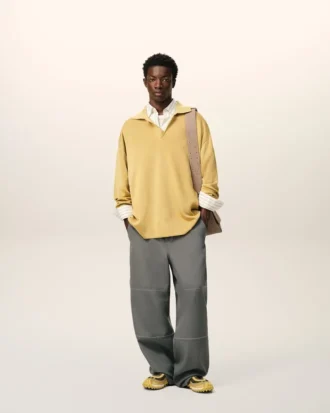 Grey New Wool Worker Trousers