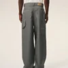 Grey New Wool Worker Trousers Grey New Wool Worker Trousers