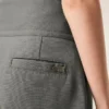 Grey New Wool Wrapped Belted Trousers Grey New Wool Wrapped Belted Trousers