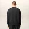 Grey Wool Ami De Coeur Crewneck Sweater