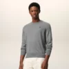 Grey Wool Crewneck Ami De Coeur Sweater Grey Wool Crewneck Ami De Coeur Sweater