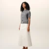 Grey Wool Short Sleeves Ami De Coeur Cardigan Grey Wool Short Sleeves Ami De Coeur Cardigan