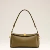 Khaki Leather Carrousel Bag