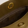 Khaki Leather Carrousel Bag