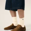 Natural Cotton Three Pack Black Ami De Coeur Socks