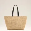 Natural Rafia Ami De Coeur Tote Bag Natural Rafia Ami De Coeur Tote Bag