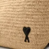 Natural Rafia Ami De Coeur Tote Bag Natural Rafia Ami De Coeur Tote Bag