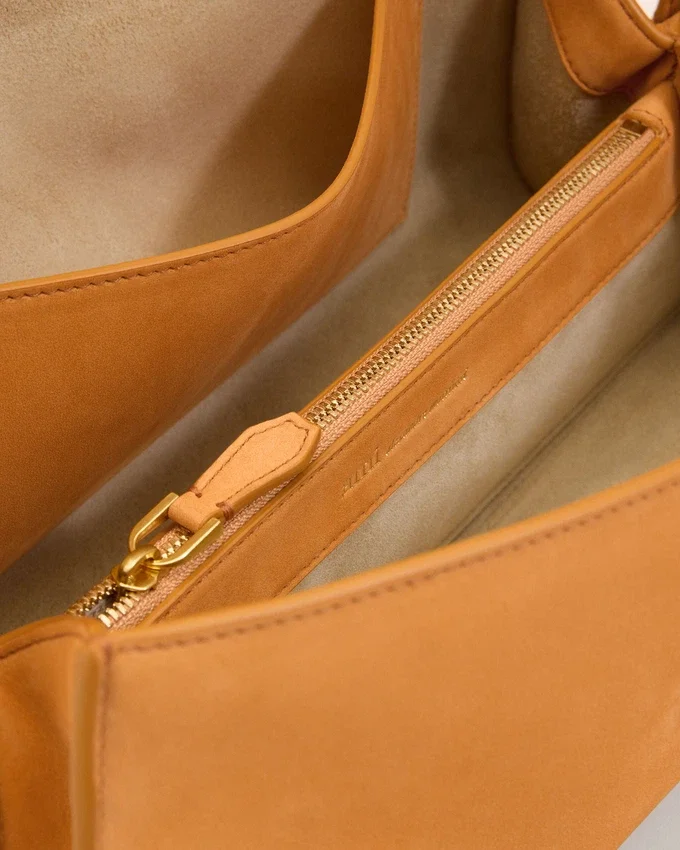 Orange Cow Leather Small Mimi Bag Orange Cow Leather Small Mimi Bag