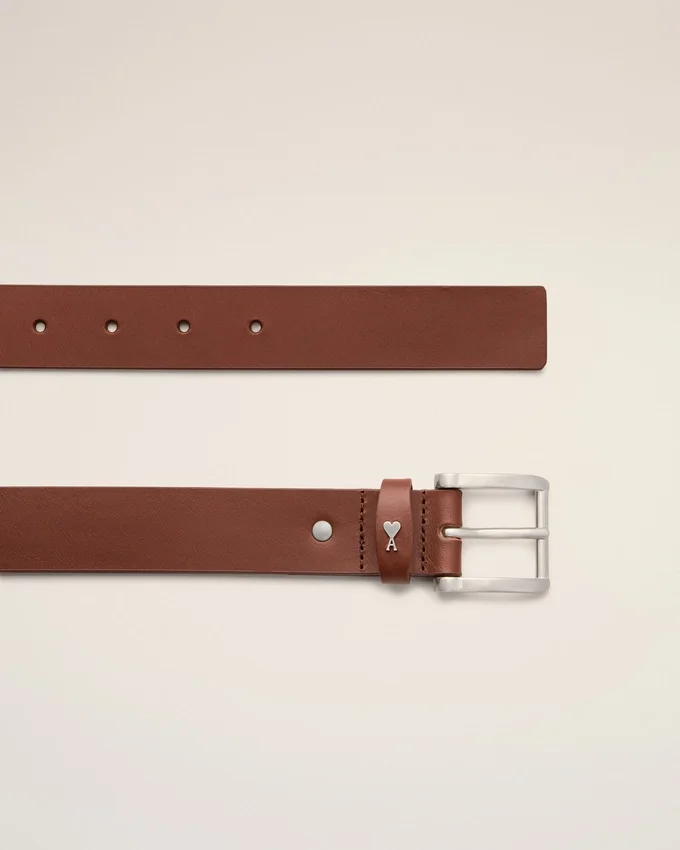 Orange Cowhide Leather Paris Paris Belt Orange Cowhide Leather Paris Paris Belt