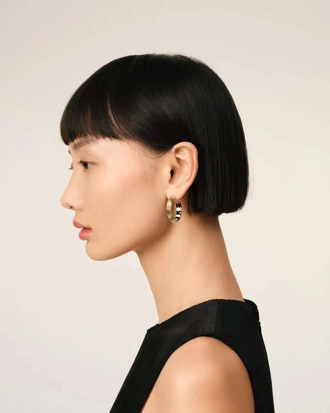 Piano Hoops Small Size Piano Hoops Small Size
