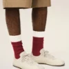 Red and White Cotton Socks Red and White Cotton Socks