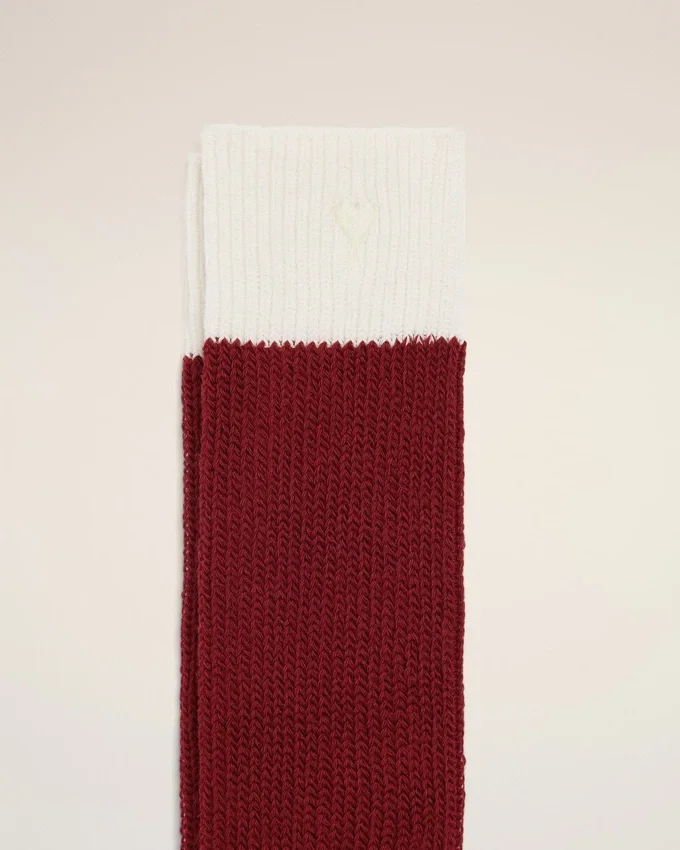 Red and White Cotton Socks Red and White Cotton Socks