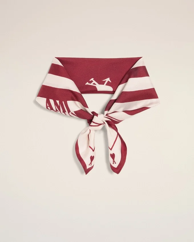 Red Silk Place Des Victoires Scarf Red Silk Place Des Victoires Scarf