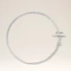 Silver Brass Ami De Coeur 2 in 1 Chain Necklace