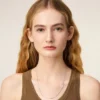 Silver Brass Ami De Coeur 2 in 1 Chain Necklace