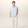 White Blended Linen Elasticated Waist Trousers White Blended Linen Elasticated Waist Trousers