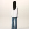 White Cotton Ami De Coeur Boxy Shirt White Cotton Ami De Coeur Boxy Shirt