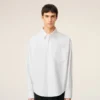 White Cotton Ami De Coeur Boxy Shirt White Cotton Ami De Coeur Boxy Shirt