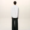 White Cotton Ami De Coeur Boxy Shirt White Cotton Ami De Coeur Boxy Shirt