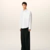 White Cotton Ami De Coeur Boxy Shirt White Cotton Ami De Coeur Boxy Shirt