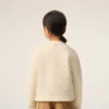 White Cotton Ami De Coeur Crewneck Sweatshirt