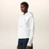White Cotton Ami De Coeur Cropped Hoodie White Cotton Ami De Coeur Cropped Hoodie