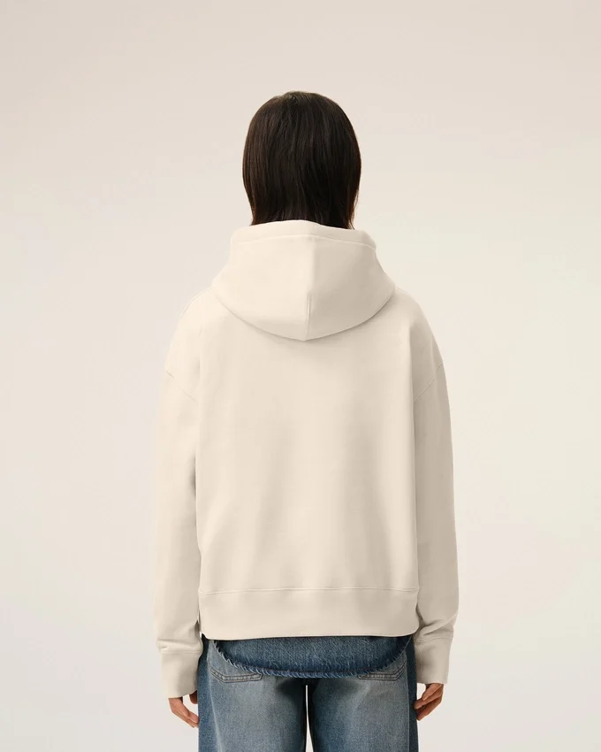 White Cotton Ami De Coeur Hoodie White Cotton Ami De Coeur Hoodie