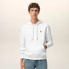 White Cotton Ami De Coeur Hoodie White Cotton Ami De Coeur Hoodie