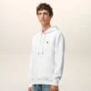 White Cotton Ami De Coeur Hoodie White Cotton Ami De Coeur Hoodie