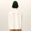 White Cotton Ami De Coeur Overshirt White Cotton Ami De Coeur Overshirt