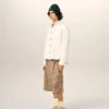 White Cotton Ami De Coeur Overshirt White Cotton Ami De Coeur Overshirt