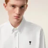 White Cotton Ami De Coeur Oxford Shirt White Cotton Ami De Coeur Oxford Shirt
